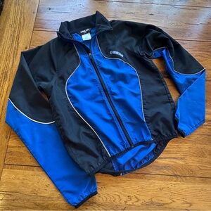 PEARL IZUMI Lightweight Cycling Biking Windbreaker Jacket Blue Womens Small